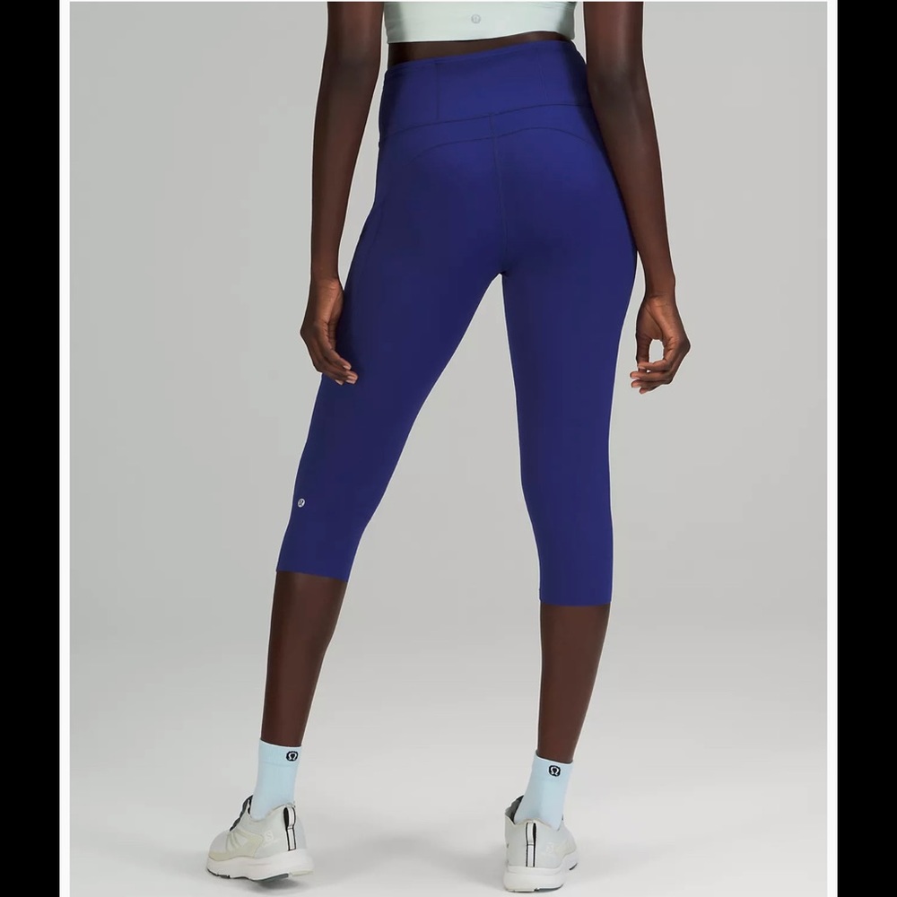 Lululemon Fast and Free Reflective High-Rise Crop 19"
